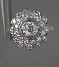Edwardian Diamond Daisy Cluster Engagement Ring Edwardian Diamond Daisy Cluster Engagement Ring